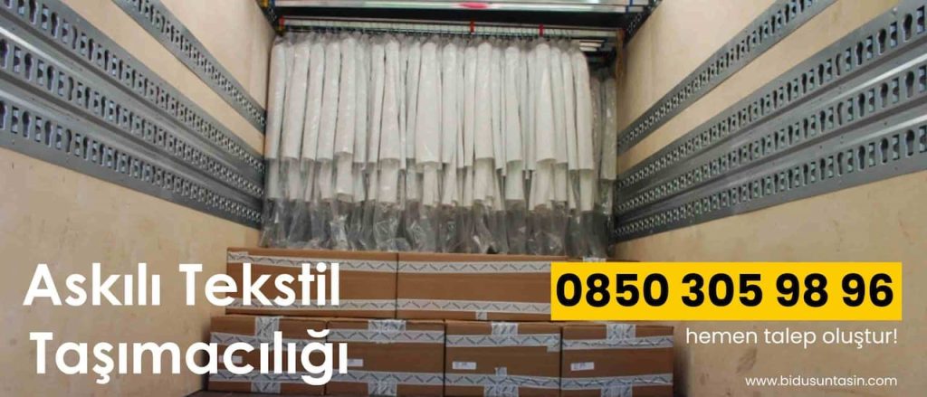 Askılı giyim taşıma firması. Uluslararası askılı tekstil ürün taşıma şirketi