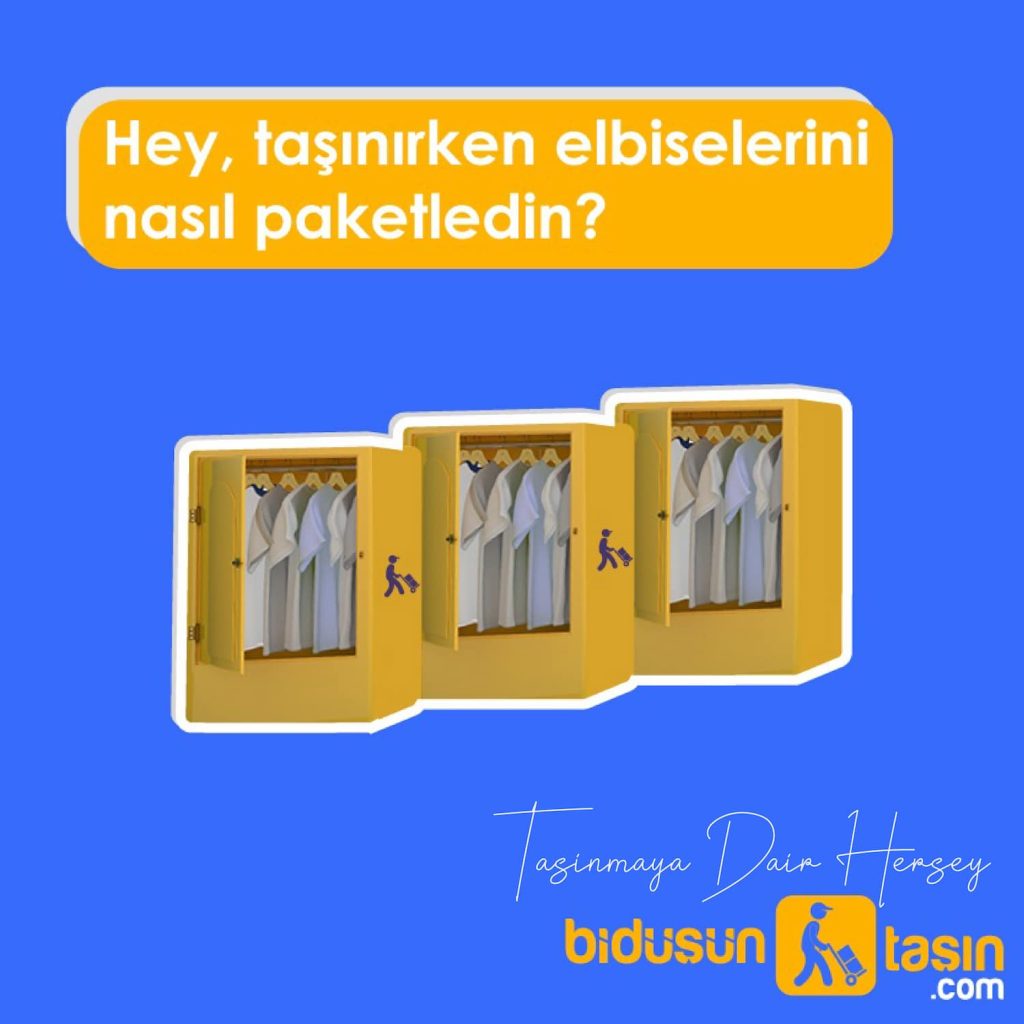 Ev taşırken kıyafetler nasıl toplanır? Kıyafetler nasıl taşınır?