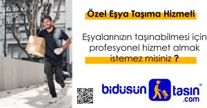 Özel eşya taşımacılı hizmeti ile profesyonel destek alın.